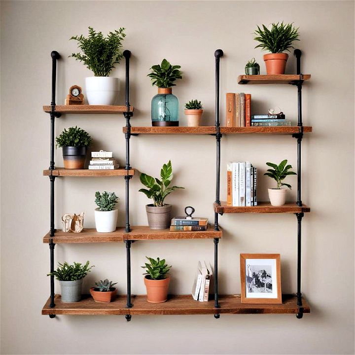 diy shelving for a custom look