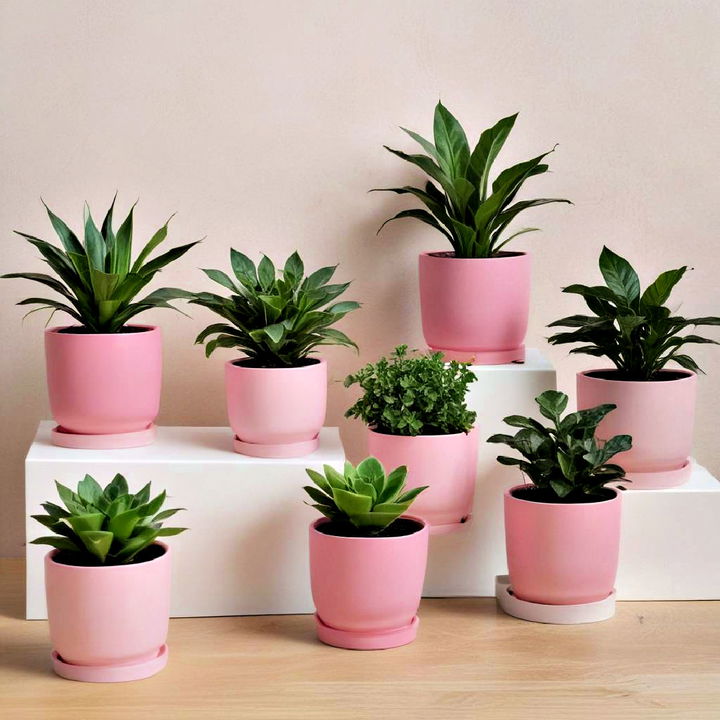 dorm room pink planters