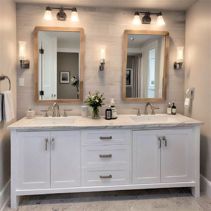 double vanity for large bathroom