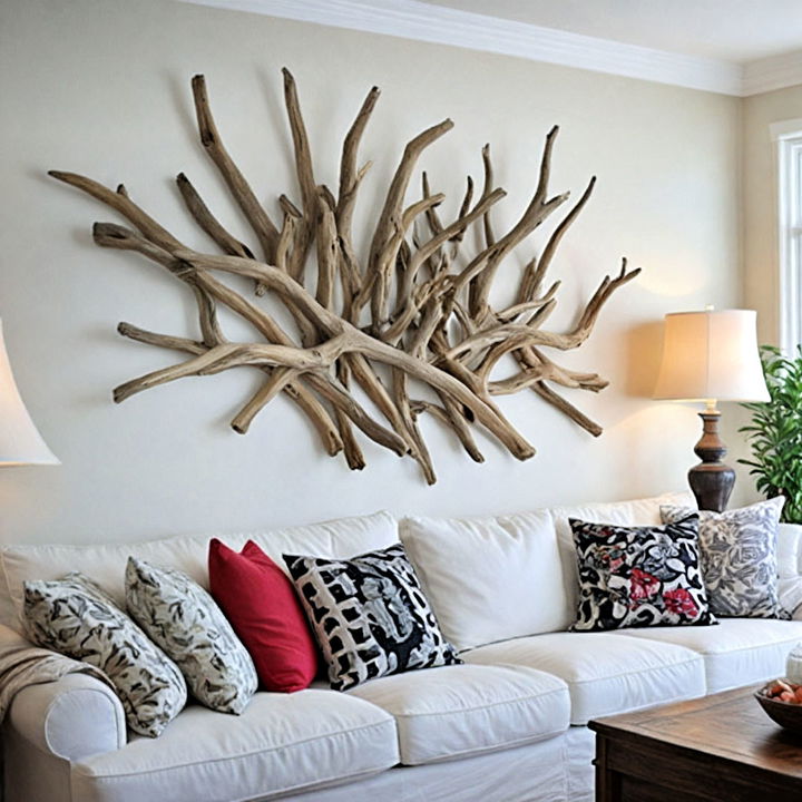 driftwood decor to bring a coastal vibe