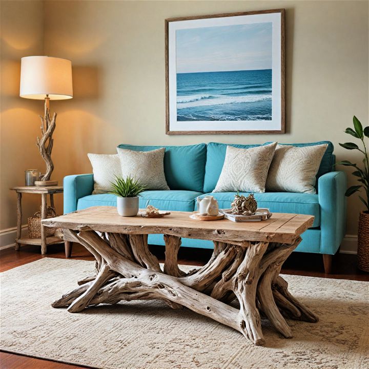 driftwood furniture for beach house