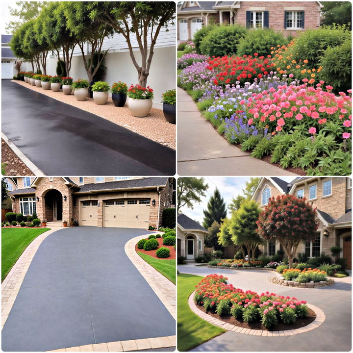 driveway landscape ideas