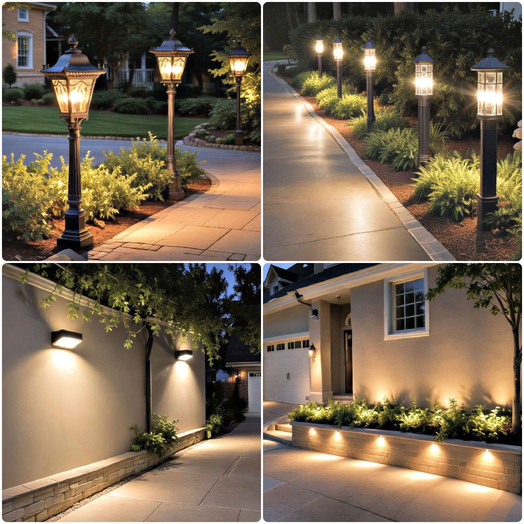 20 Driveway Lighting Ideas for A Welcoming Entrance