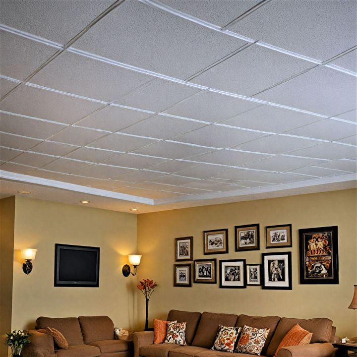 drop ceiling grid system for basement
