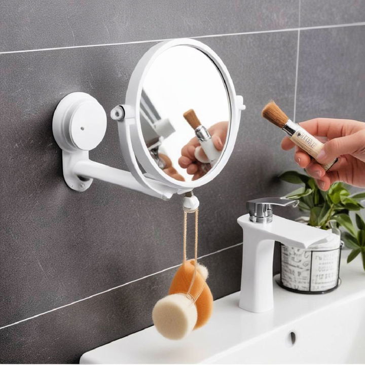 dual purpose bathroom mirror idea