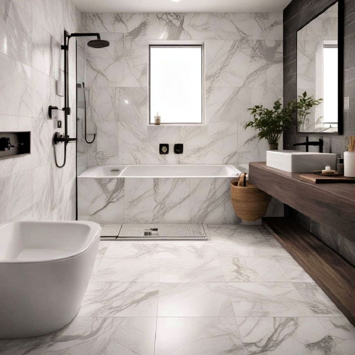 durable marble tiles floor