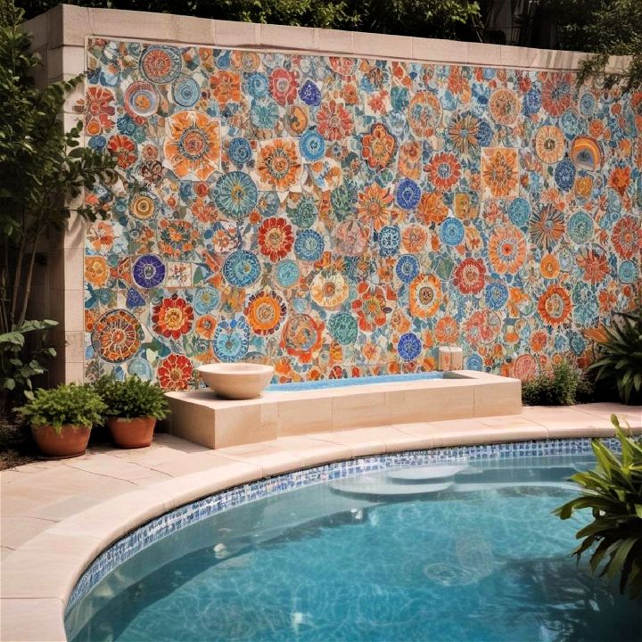 durable pool accent tiles