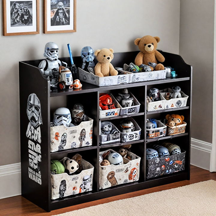 durable star wars toy organizer