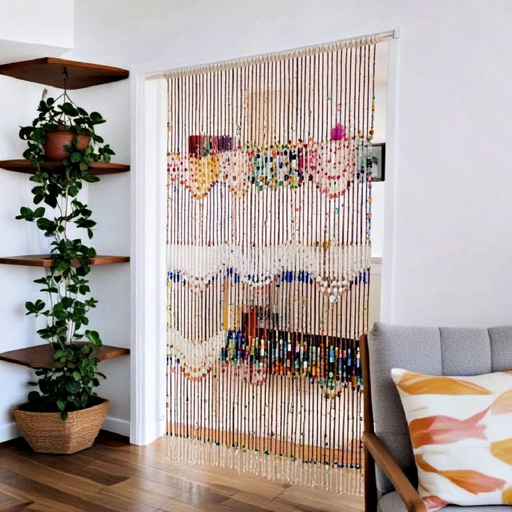 dynamic beaded curtains