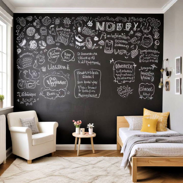 dynamic chalkboard wall for kids rooms
