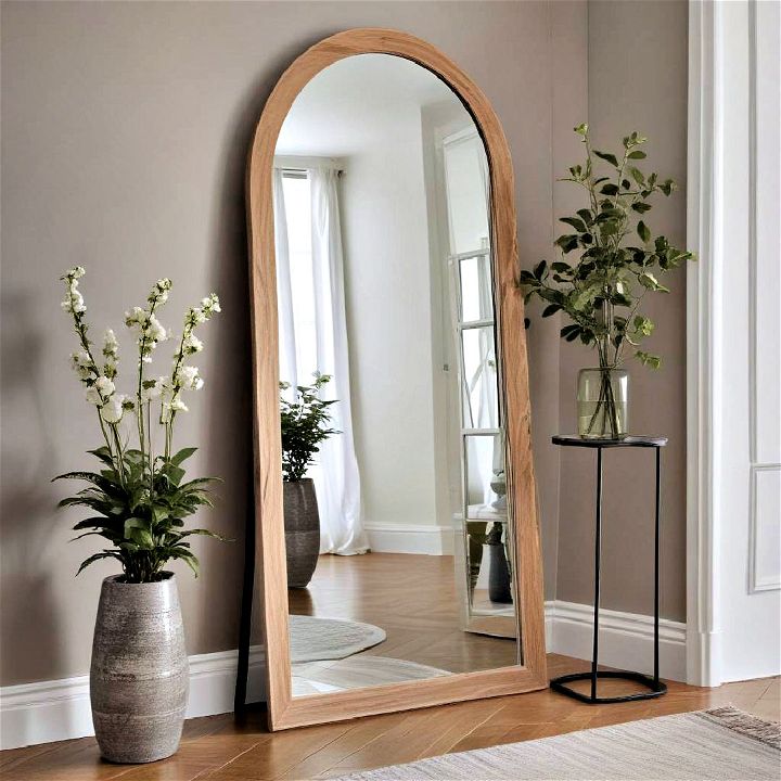 dynamic entryway freestanding mirror