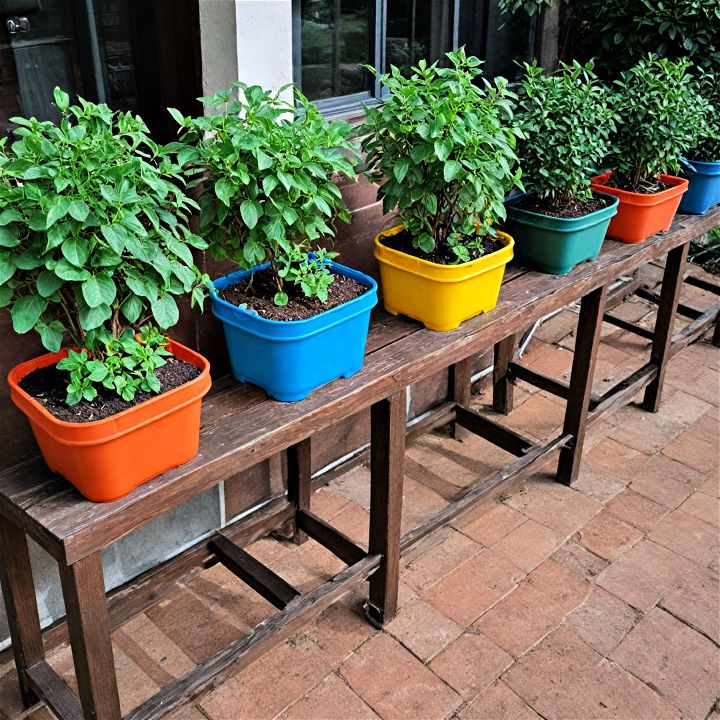 easy and convenient container gardening
