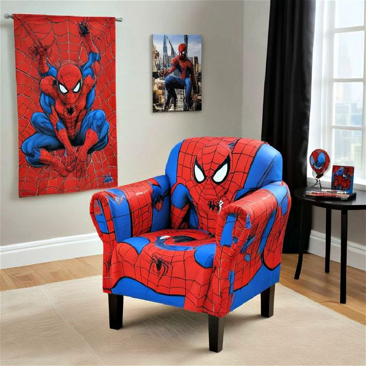 easy to install spiderman chair covers