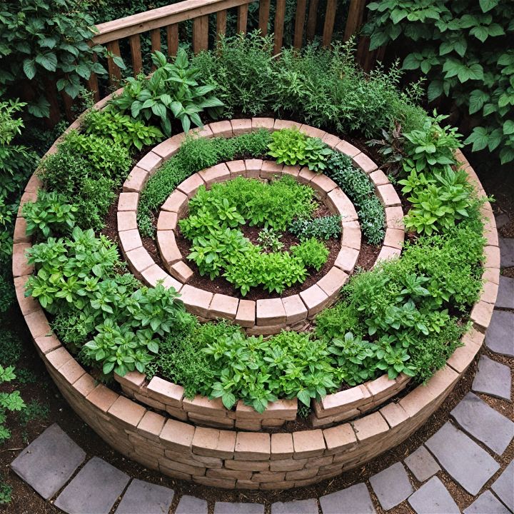 easy to maintain herb spiral