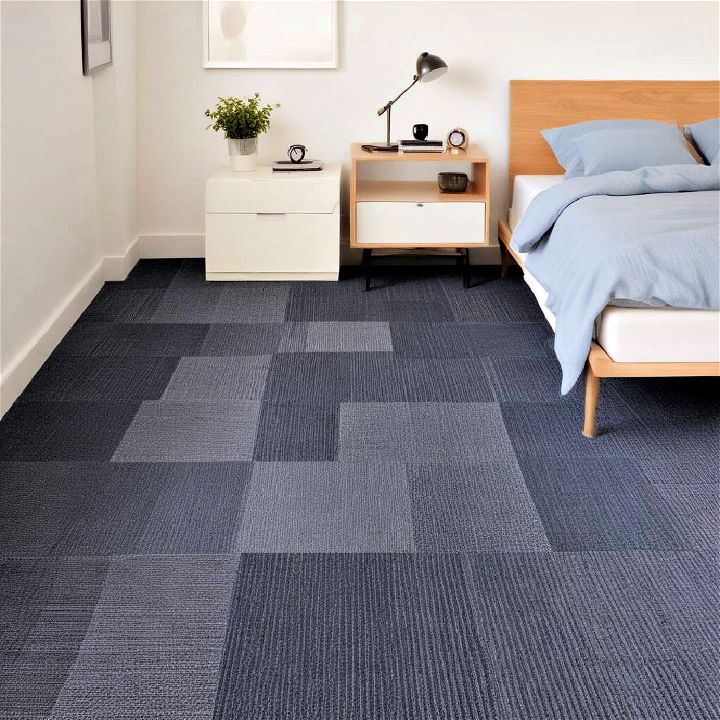 easy to replace carpet tiles for bedroom