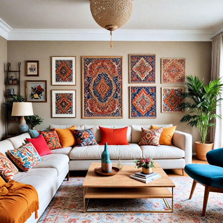 eclectic living room