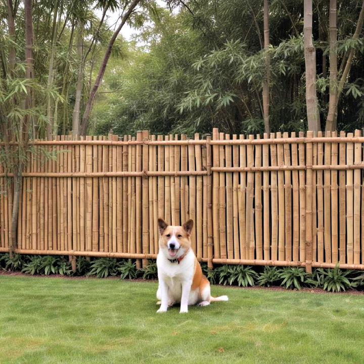 eco friendly bamboo fence