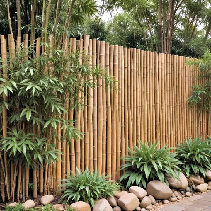 eco friendly bamboo fences