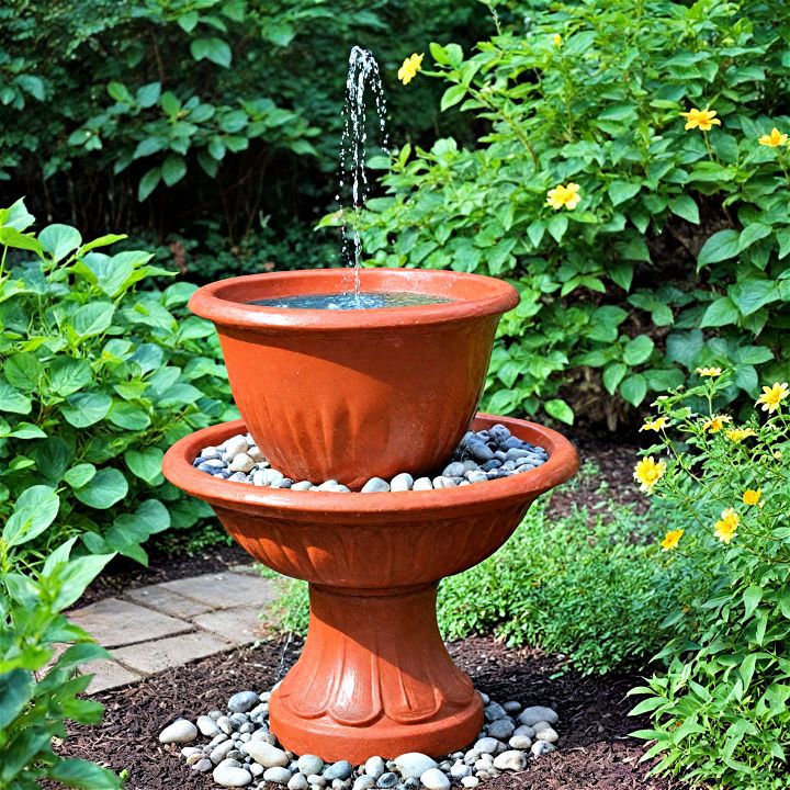 eco friendly pot fountain