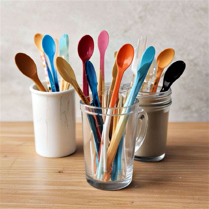 eco friendly reusable stirring spoons