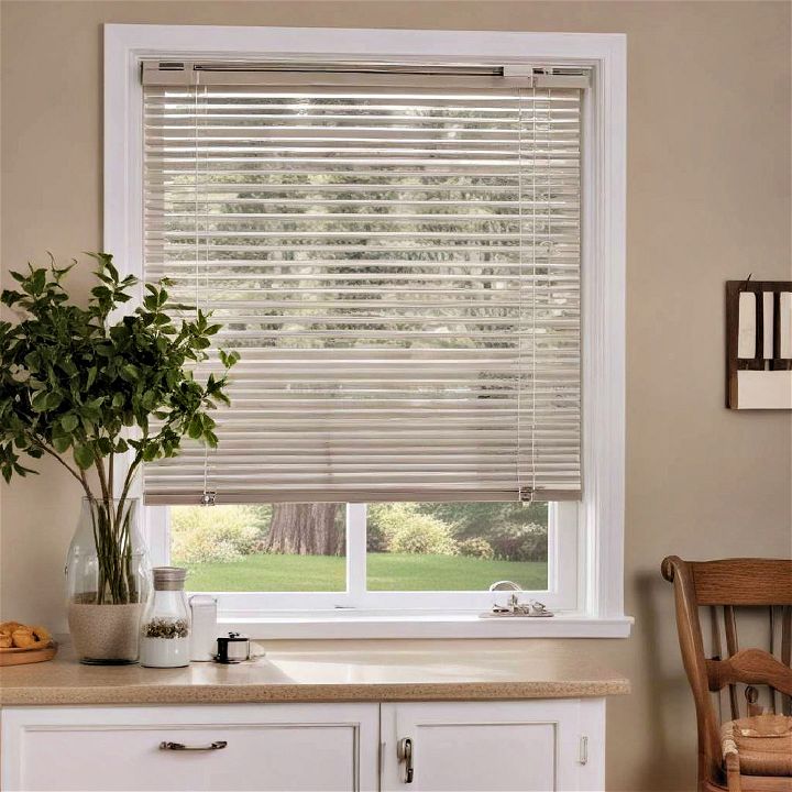 effective mini blinds for kitchen