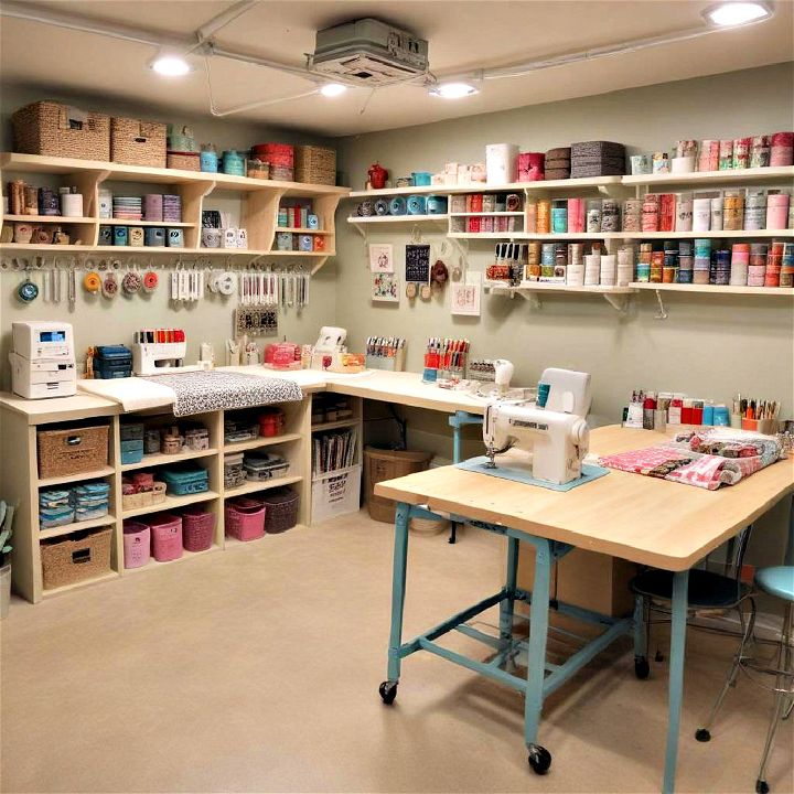 efficient sewing room