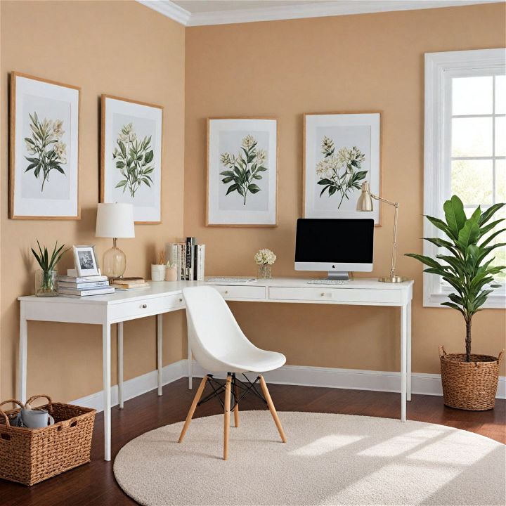 eggshell home office paint color