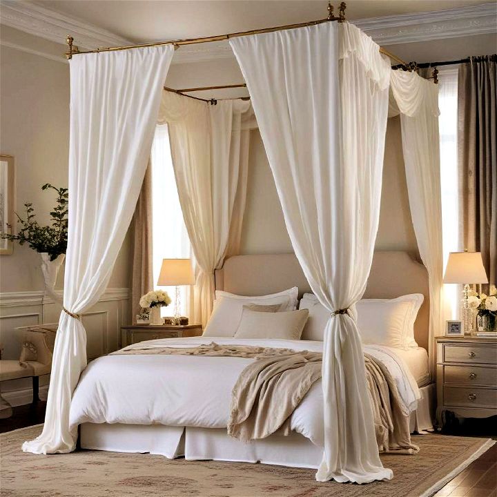 elegance Romantic Canopy Bed