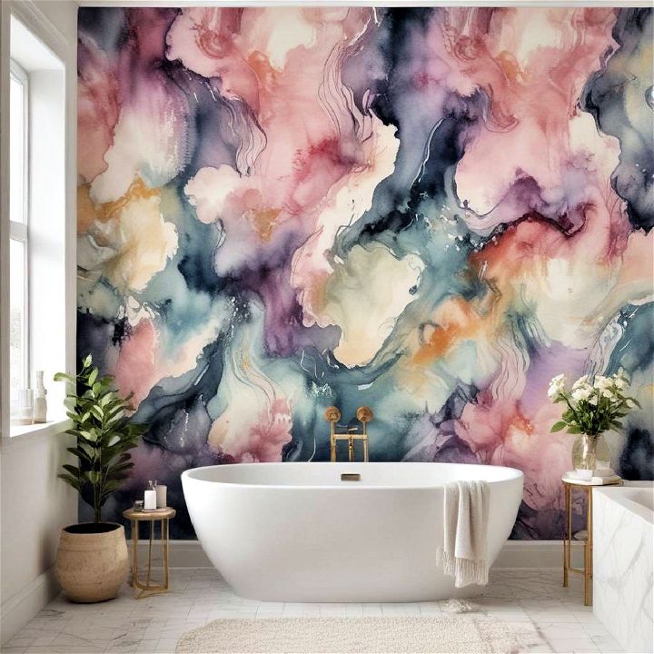 elegance abstract watercolor wallpaper