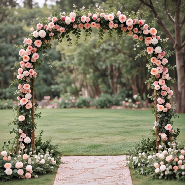 elegance floral arch