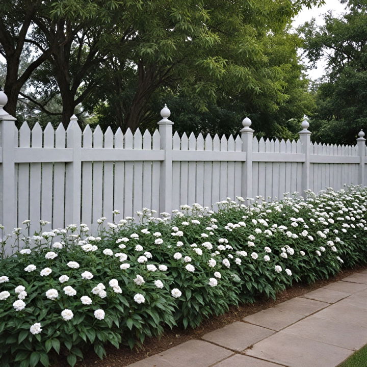 elegance monochromatic fence