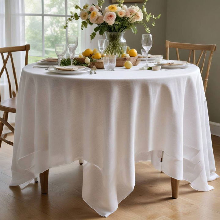elegance sheer tablecloth