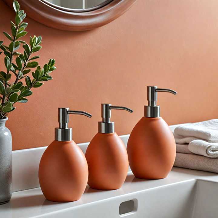 elegance terracotta soap dispensers