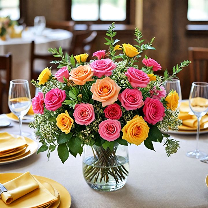 elegant and fresh floral arrangements