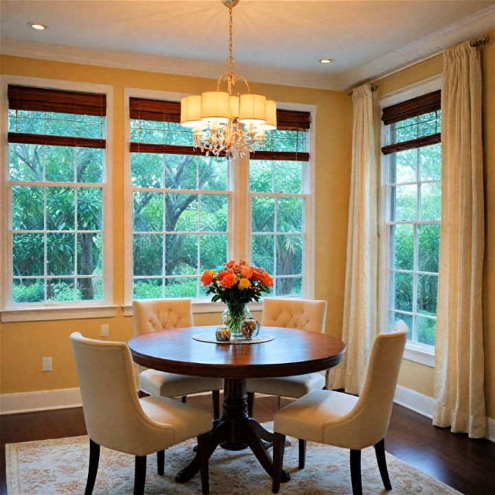 elegant and stylish dining space