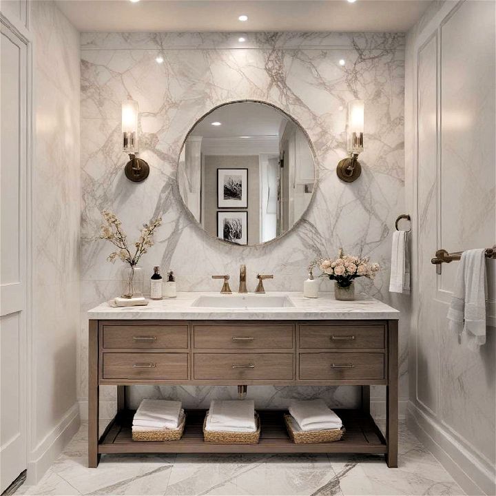 elegant and timeless marble accents