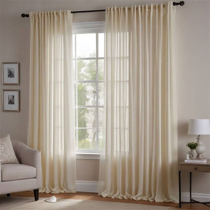 elegant chiffon curtains
