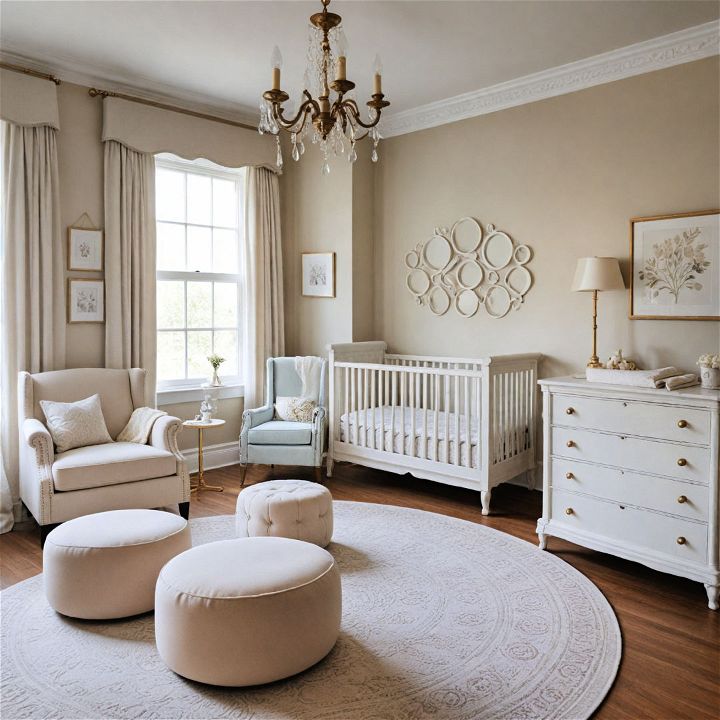 elegant classic themed nursery for any baby