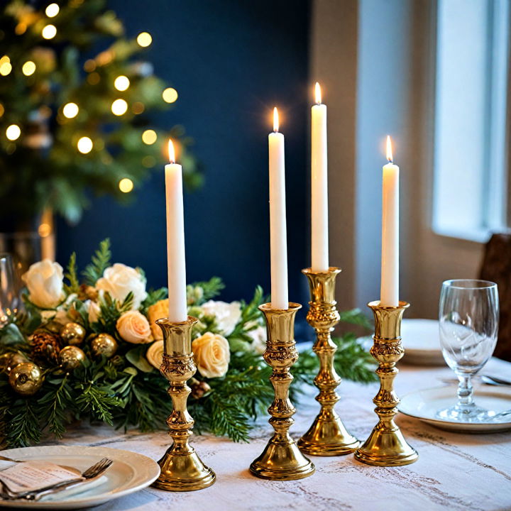 elegant dining table centerpiece