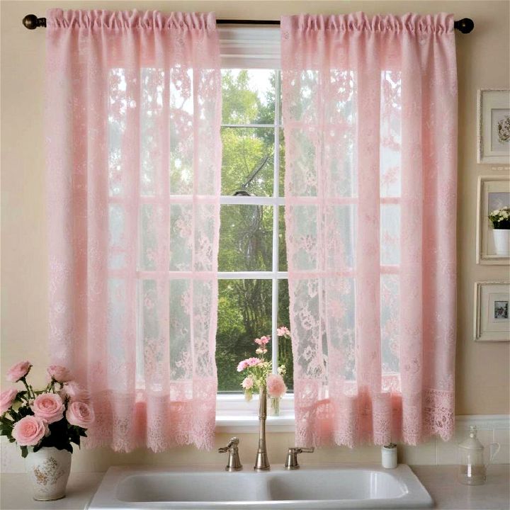 elegant lace curtains