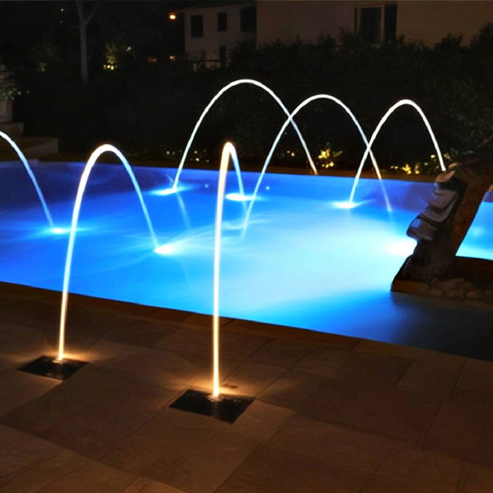 elegant laminar jets pool fountain