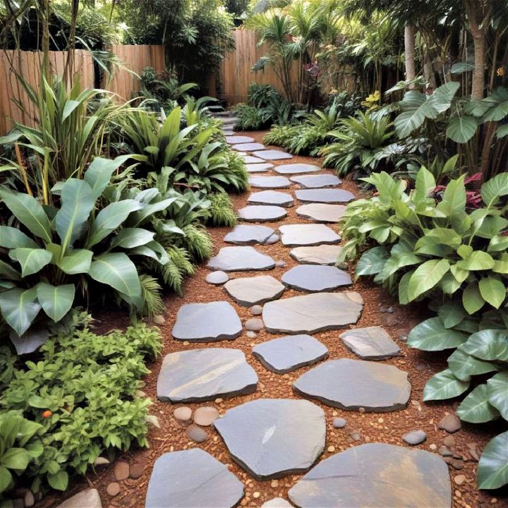 elegant stone pathways