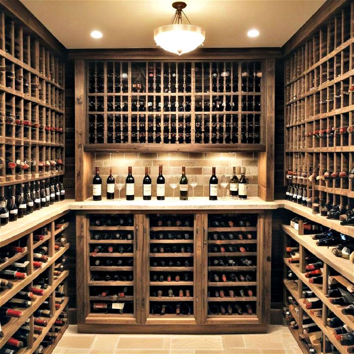 elegant wine cellar idea