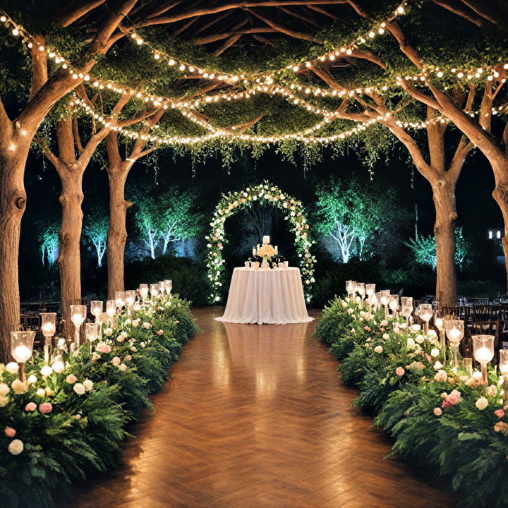 enchanted forest theme summer wedding