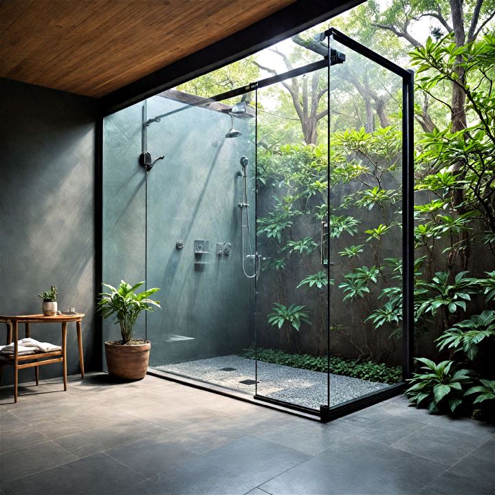 enclosed glass oasis shower