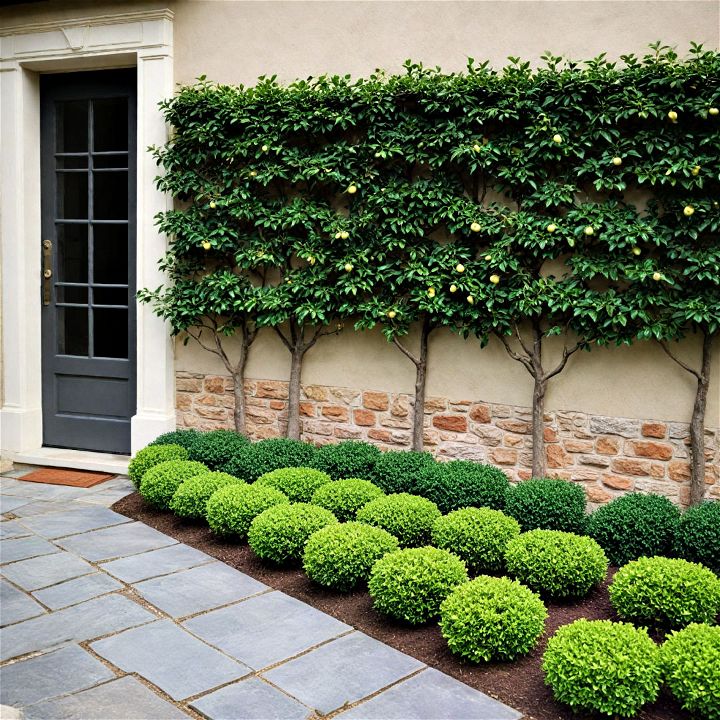 espalier trees for small courtyards