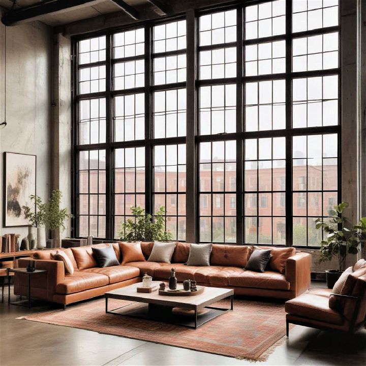 expansive warehouse style windows