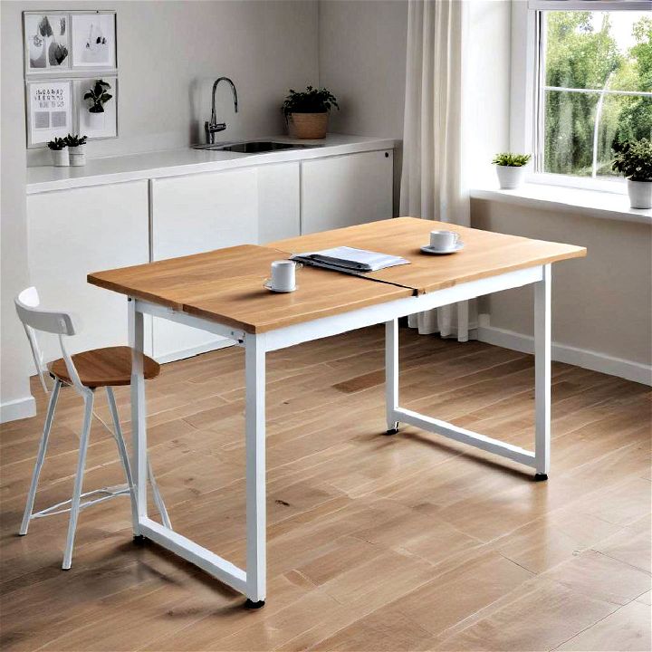 extendable folding table for everyday tasks