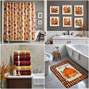 fall bathroom decor ideas