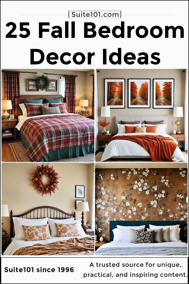 fall bedroom decor ideas to copy